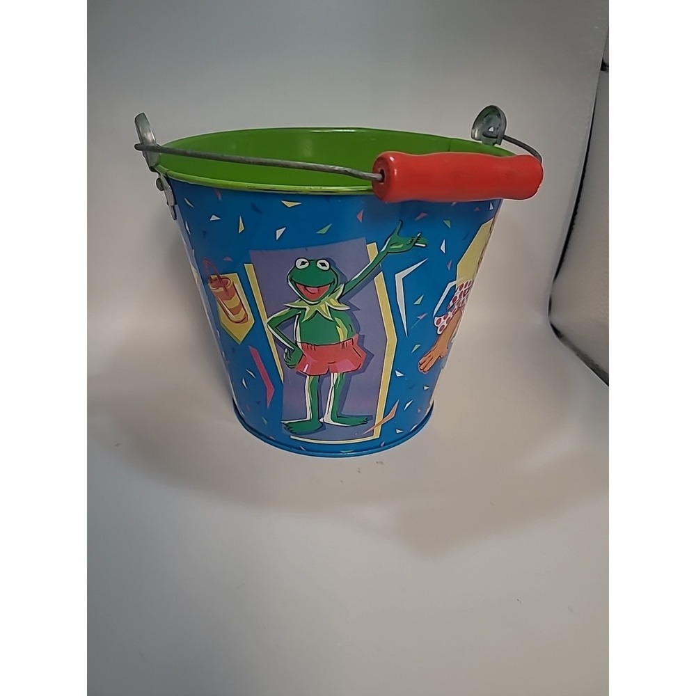 Vintage Sand Pail, KERMIT THE FROG, Miss Piggy, Animal,‎ Fozzie